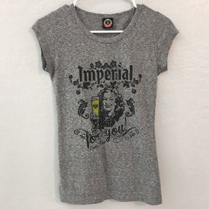 Imperial Beer Cerveza Costa Rica Graphic Short Sleeve Shirt Small
